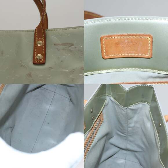 LOUIS VUITTON Monogram Vernis Reade MM Hand Bag Gris M91142 - Picture 11 of 12